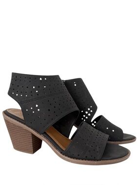 Eurosoft Black Tannyn Block Heel Sandals